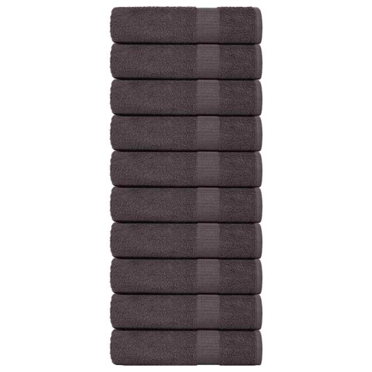 Badehåndklær FROGN 10 stk antrasitt 100x150 cm 360 gsm Badehåndklær FROGN 10 stk antrasitt 100x150 cm 360 gsm