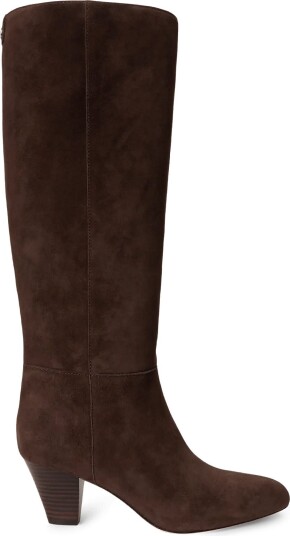 Lauren Ralph Lauren Emersyn Suede Tall Boot CHESTNUT BROWN 36 Lauren Ralph Lauren Emersyn Suede Tall Boot CHESTNUT BROWN 36