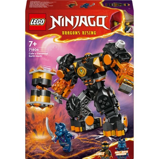 LEGO® NINJAGO® Coles jordelement-robot 71806 byggesett (235 deler) LEGO® NINJAGO® Coles jordelement-robot 71806 byggesett (235 deler)