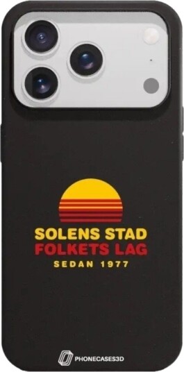 Phonecases3D iPhone 17 Pro Max Luleå HF komposterbart deksel, svart