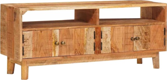 Oppbevaringsskap med dør Brun 110 x 30 x 45 cm Massiv mango tre