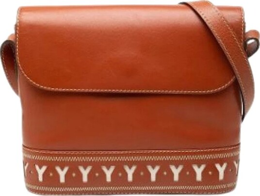 Yves Saint Laurent Vintage Dame Pre owned Brun ONE SIZE,