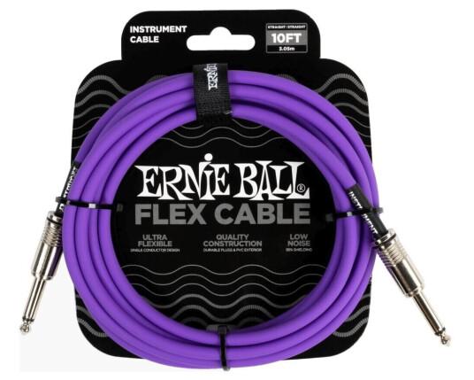Ernie Ball 6415 Instrumentkabel 3m Lilla