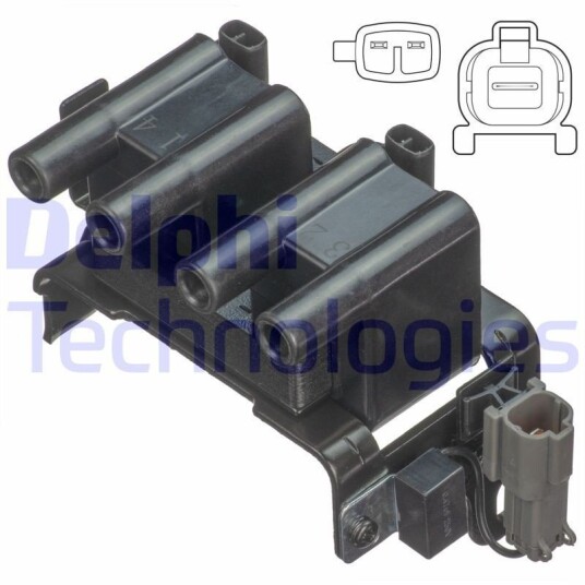 Tennspole coil DELPHI GN10837 12B1