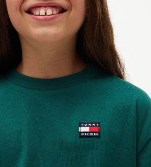 Tommy Hilfiger T skjorte Landlig Green Tommy Hilfiger 5 år (110) T skjorte Grønn