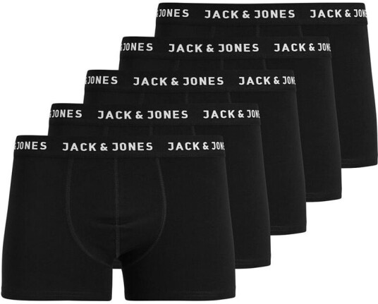 Jack & Jones Jack&jones; 5pk Boxer Svart XL Jack & Jones Jack&jones; 5pk Boxer Svart XL