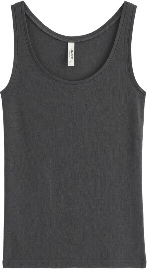 Lindex Tank Top In Merino Wool DARK DUSTY GREY XXL