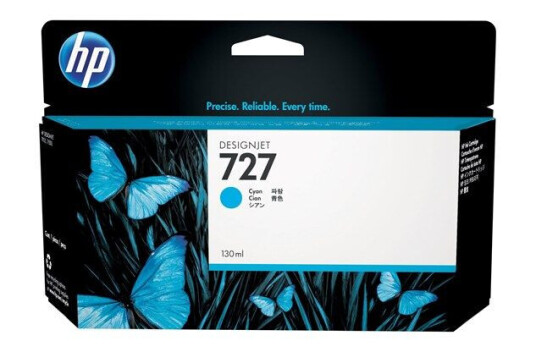 HP 727 / B3P19A - Cyan Ink - Blekkpatron Blå HP 727 / B3P19A - Cyan Ink - Blekkpatron Blå