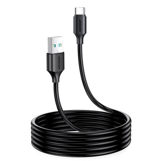 Joyroom 2m USB-C Kabel 3A Svart - Hurtiglading og Datatropp Joyroom 2m USB-C Kabel 3A Svart - Hurtiglading og Datatropp