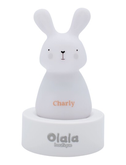 Olala Boutique Nattlampe Solo Bunny White One Size