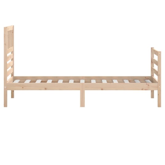 vidaXL Sengeramme heltre 90x200 cm