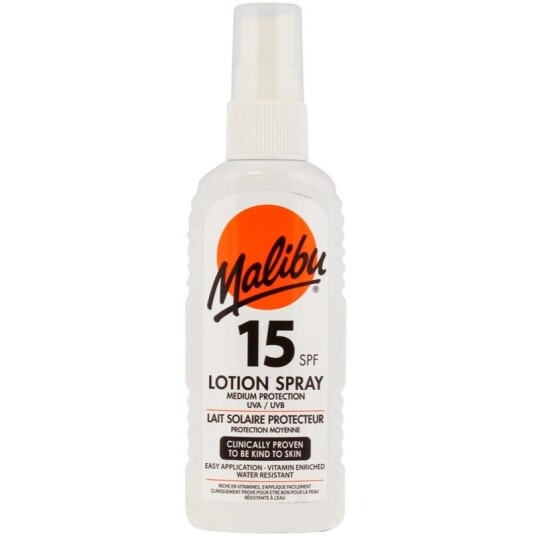 Malibu Solkrem Spray SPF 15 100 ml - Beskyttelse mot skadelige UV-stråler