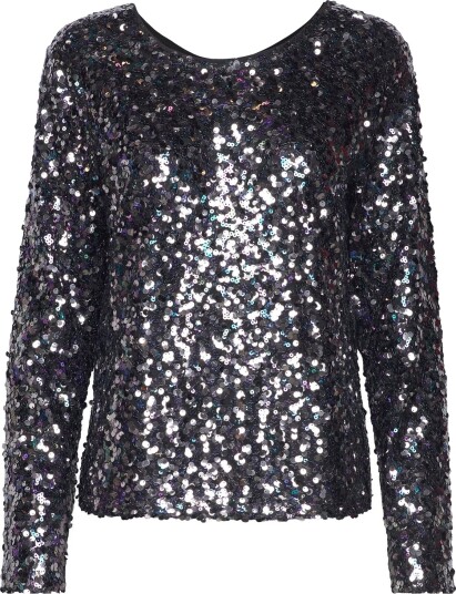 A View Sequin Blouse Grey 34 A View Sequin Blouse Grey 34