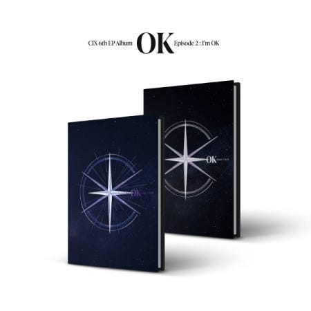 Cix  OK Episode 2 : I'm OK  Random Cover  Incl. 80pg Photobook, 2 Photocards, Folding Photo, Star Card,  CD
