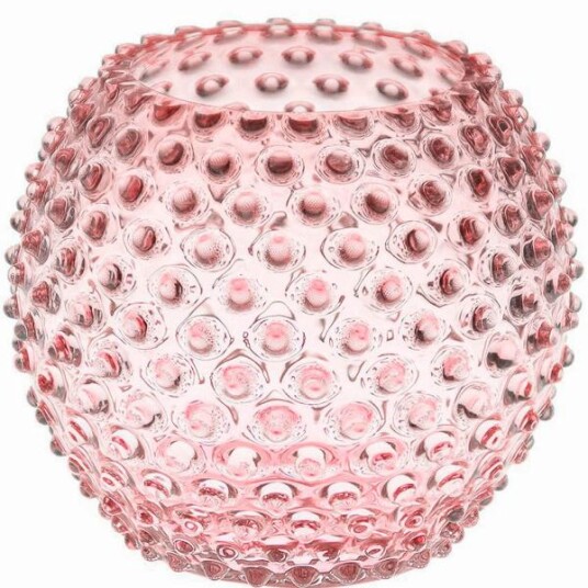 Klimchi Hobnail vase 18 cm rosaline