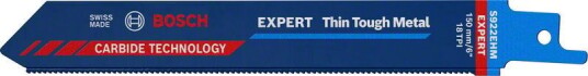 Bosch Expert S 922 EHM Tigersågblad 150 mm for Metall - 3 Stk Bosch Expert S 922 EHM Tigersågblad 150 mm for Metall - 3 Stk