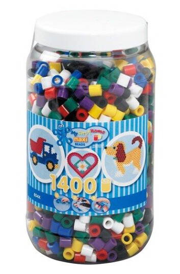 Hama Beads - Maxi - Beads in bucket - 1400pcs (8540)