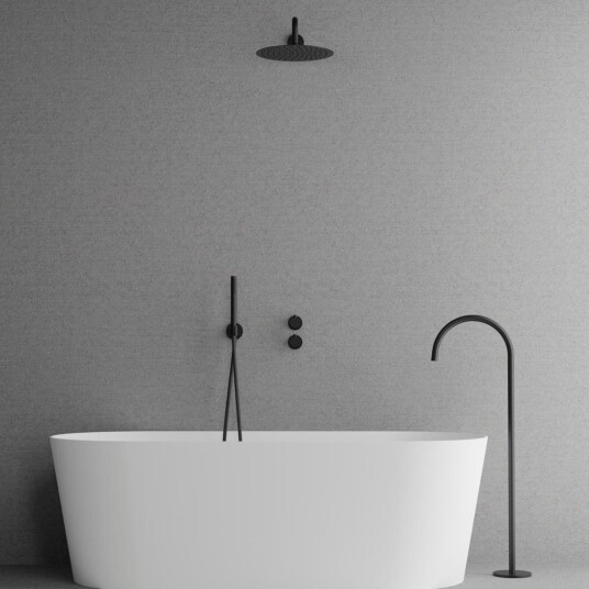 Scandtap Steel Harmonized Bliss 3 Badekarpakke Black Scandtap Steel Harmonized Bliss 3 Badekarpakke Black