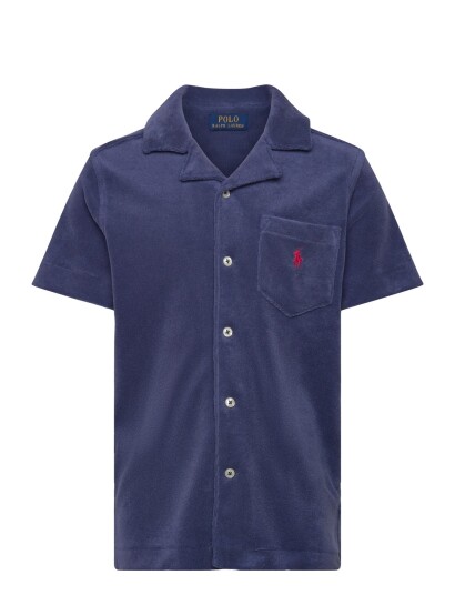 Ralph Lauren Kids Terry Polo Shirt Navy 132 137 Ralph Lauren Kids Terry Polo Shirt Navy 132 137