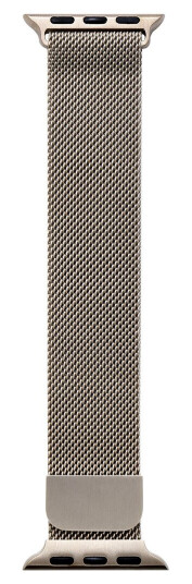TRIACLE NATURAL-REIM MILANESISK STÅL APPLE WATCH 38/40/41 MM, GULL