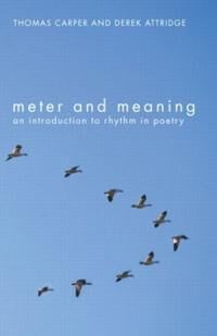 Meter And Meaning Av Thomas Carper, Derek (University Of York Uk) Attridge