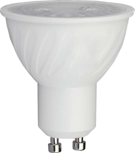 V Tac GU10 6,5W dimbar LED pære   Samsung LED chip 110 grader 3000K 5 års garanti   Kulør : Varm
