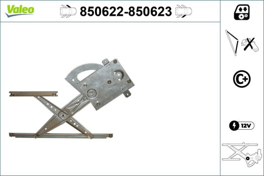 Vindusheis VALEO 850622 Vindusheis VALEO 850622
