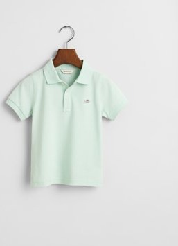 Gant Piquéskjorte til barn FADED MINT 92
