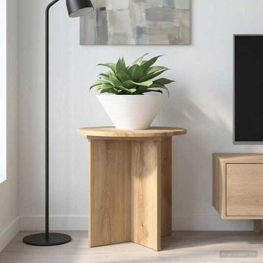 vidaXL Planteholder 2 stk. Artisan eik 40 x 40 x 40 cm Konstruert tre