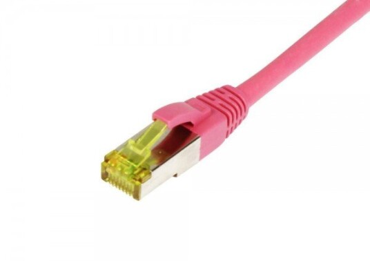 Patchkabel Rj45 Cat6a 500Mhz30m Magenta Sstpsftp Tpelszhultraflex Awg26 Med Cat7 Råkabel Synergy 21