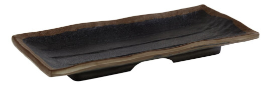 APS Serveringsfat Marone; 19.5x9.5x2 cm LxBxH; Svart; Rektangulær