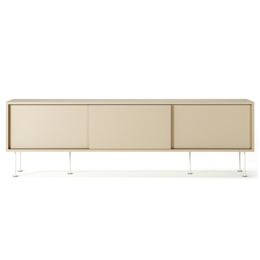 Decotique Vogue Mediabenk Med Ben 180 cm Sand / Hvit