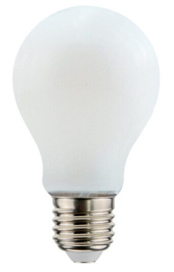 Oiva LED-pære E27 Normalformet 7W/830 806lm Opal