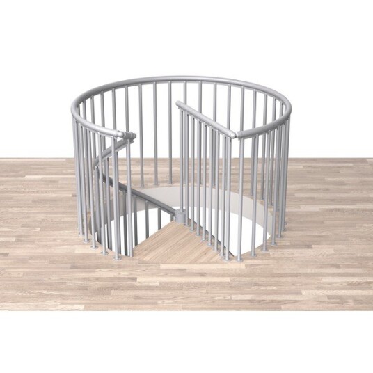 Dolle Classic Spiral Reposgelender Pearl Grey Ø120