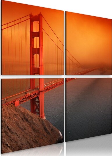 Bilde San Francisco Golden Gate Bridge 80x80 Artgeist sp. z o. o.