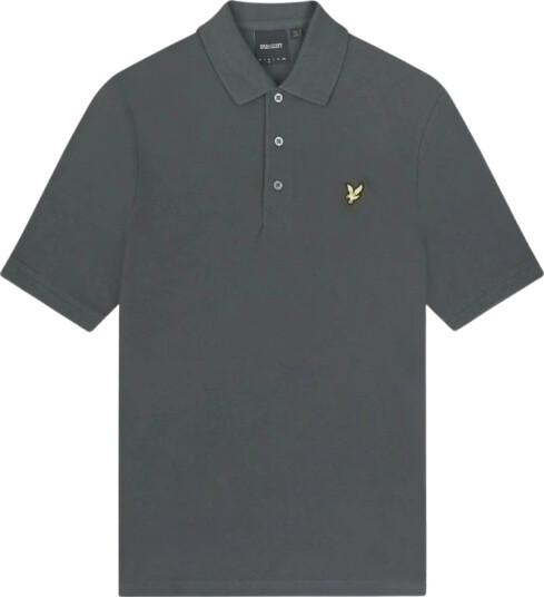 Lyle & Scott Plain Polo Shirt - Grey - S