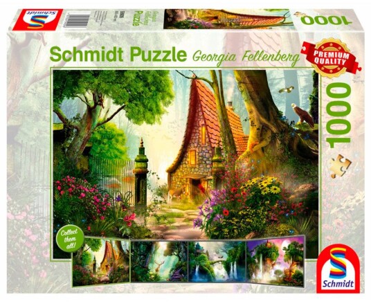 Schmidt Puslespill 59909 Puslespill 1000 brikker Huset i Glade