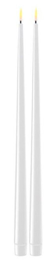 DeluxeHomeart LED shiny dinner 2x38 cm hvit DeluxeHomeart LED shiny dinner 2x38 cm hvit