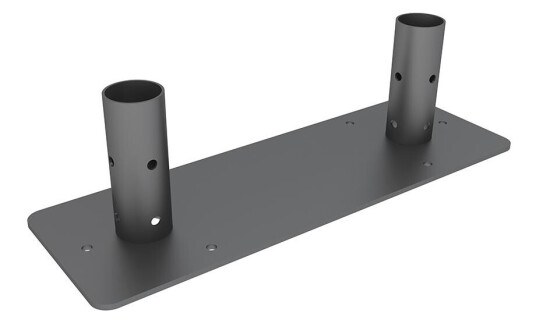 Multibrackets M Pro Series - Bolt Down Dual Pole Plate Multibrackets M Pro Series - Bolt Down Dual Pole Plate