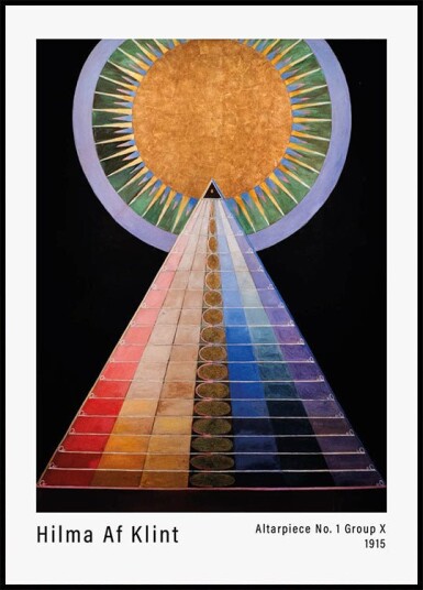 Altarpiece No. 1 Group X by Hilma af Klint Plakat Plakat / 50x70cm Altarpiece No. 1 Group X by Hilma af Klint Plakat Plakat / 50x70cm