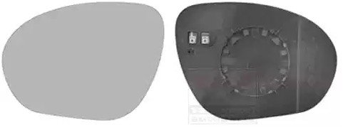 Speilglass ytterspeil VAN WEZEL 3380837 Speilglass ytterspeil VAN WEZEL 3380837