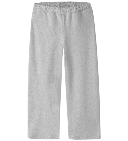 LMTD Nlfnizu Bru Lw Wide Sweat Pant Noos Grey 128