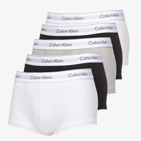 Calvin Klein Low Rise Trunk 5Pk   Green   XL