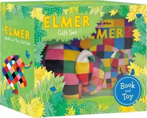 Elmer Book and Toy Gift Set