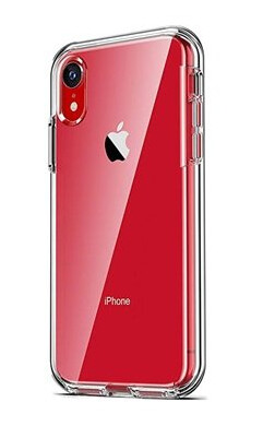 Støtsikkert iPhone XR TPU-deksel Gjennomsiktig