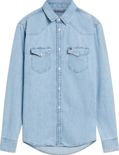 Tommy Hilfiger Western Denim Shirt Cloudy Blue CLOUDY BUE L