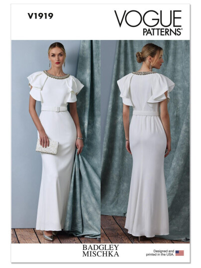Vogue 1919 - Kjole B5 (8-10-12-14-16)