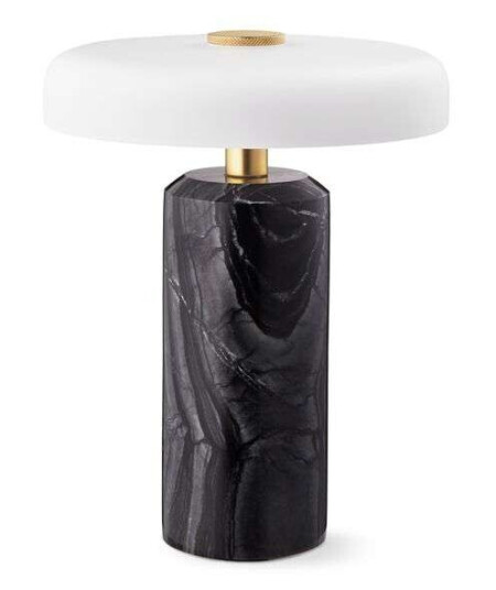 Trip Bordlampe Ø17x21 cm Marmor Kull/Matt Opal Trip Bordlampe Ø17x21 cm Marmor Kull/Matt Opal