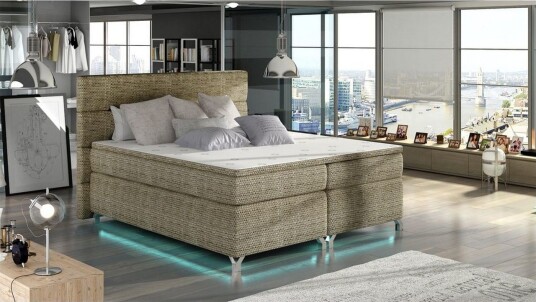Kontinentalsäng utan ställbar säng Eltap Beige 140x200 DEL Kontinentalsäng utan ställbar säng Eltap Beige 140x200 DEL