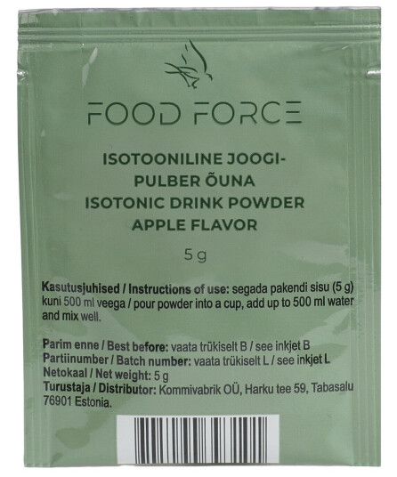 Food Force Drikkepulver Eple 100stk Food Force Drikkepulver Eple 100stk